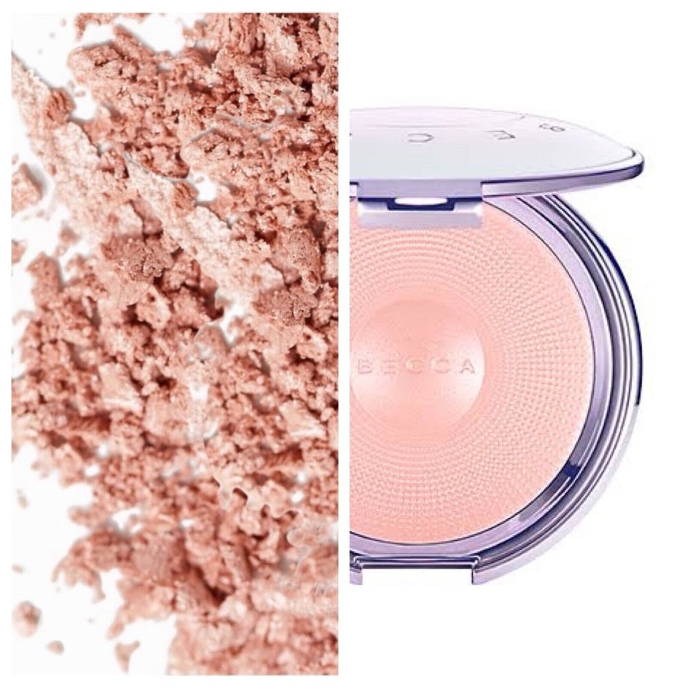 NEW! BECCA Pearl Glow Luster Glow Powder Highlighter in Pure Pearl Discontinued - Picture 7 of 12